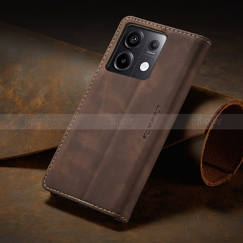 Handytasche Stand Schutzhülle Flip Leder Hülle C02S für Xiaomi Redmi Note 13 Pro 5G groß