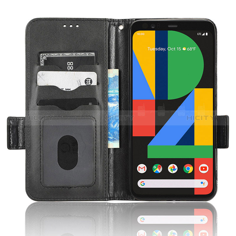 Handytasche Stand Schutzhülle Flip Leder Hülle C02X für Google Pixel 4