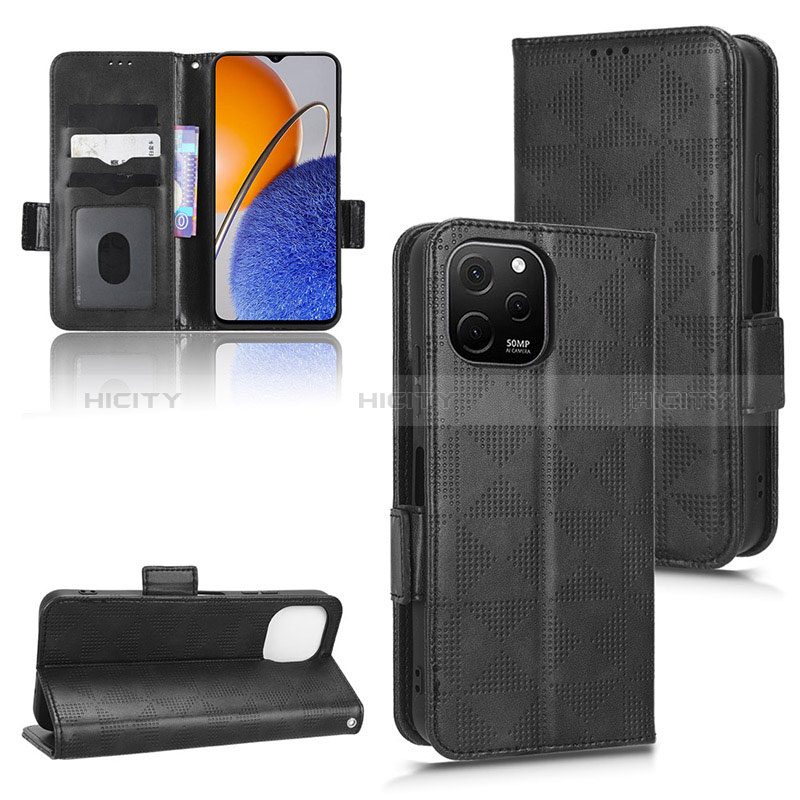 Handytasche Stand Schutzhülle Flip Leder Hülle C02X für Huawei Enjoy 50z groß