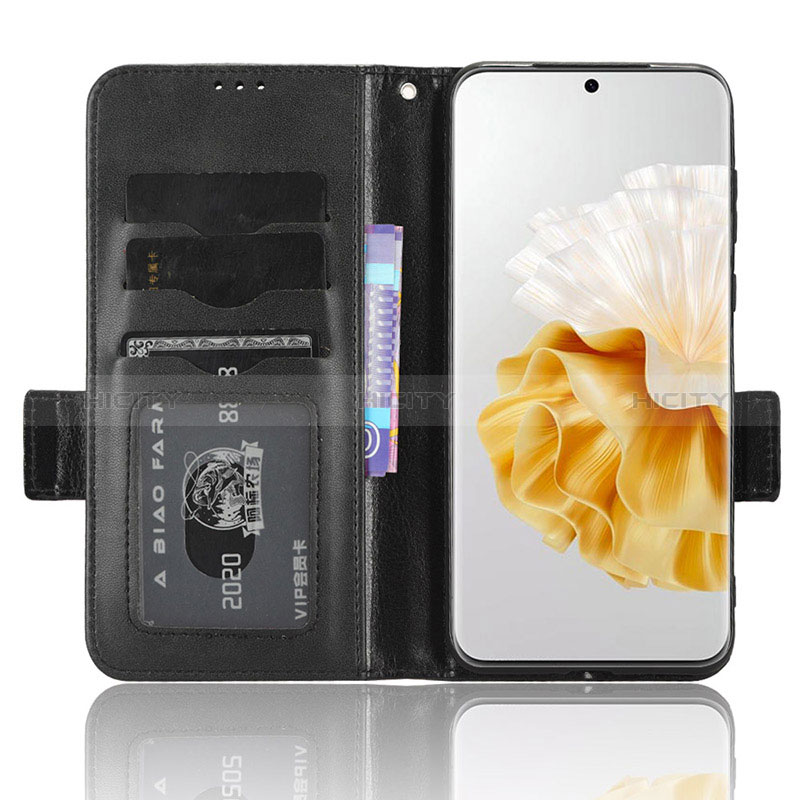 Handytasche Stand Schutzhülle Flip Leder Hülle C02X für Huawei P60 groß