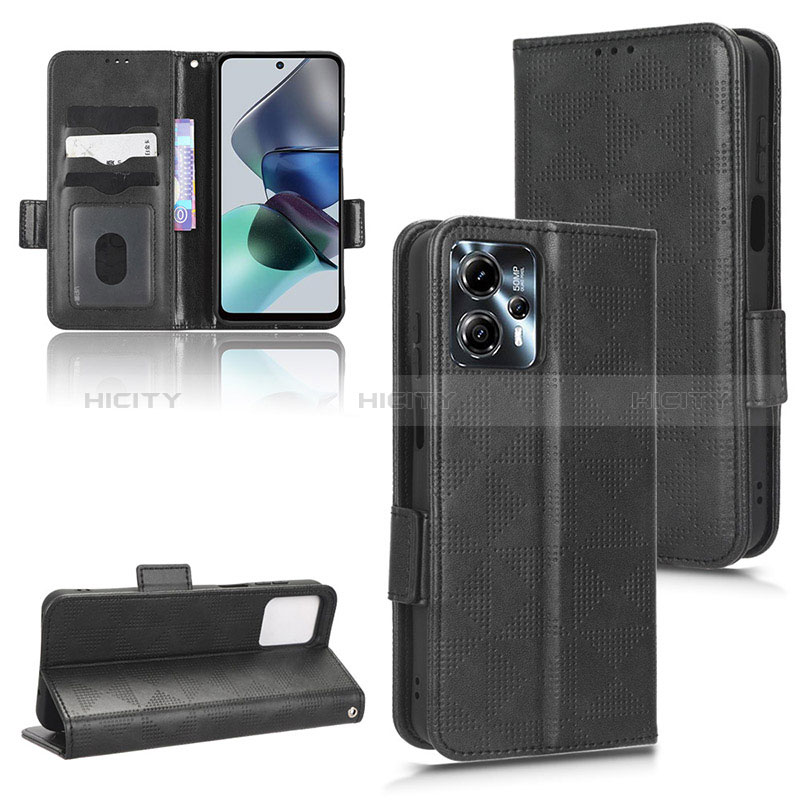 Handytasche Stand Schutzhülle Flip Leder Hülle C02X für Motorola Moto G13 groß