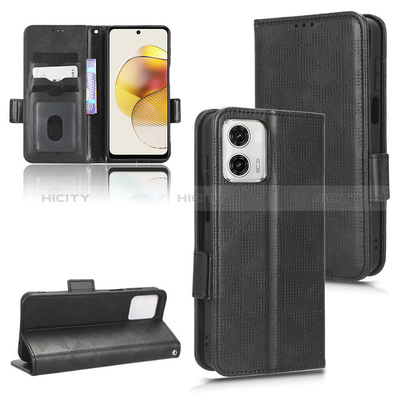 Handytasche Stand Schutzhülle Flip Leder Hülle C02X für Motorola Moto G73 5G