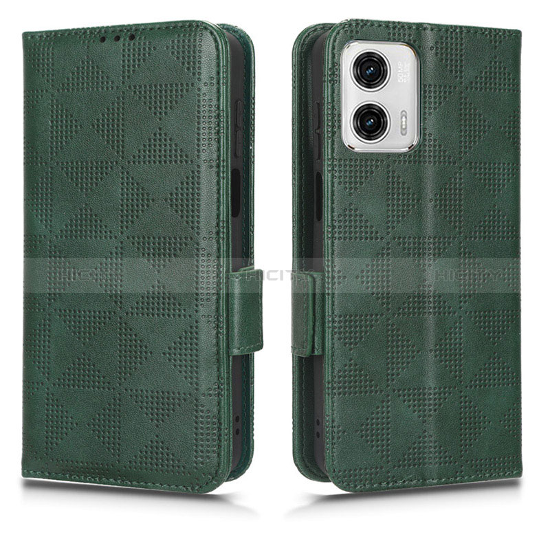 Handytasche Stand Schutzhülle Flip Leder Hülle C02X für Motorola Moto G73 5G