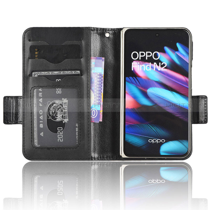 Handytasche Stand Schutzhülle Flip Leder Hülle C02X für Oppo Find N2 5G