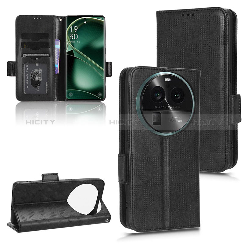 Handytasche Stand Schutzhülle Flip Leder Hülle C02X für Oppo Find X6 5G