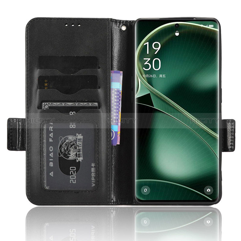 Handytasche Stand Schutzhülle Flip Leder Hülle C02X für Oppo Find X6 Pro 5G