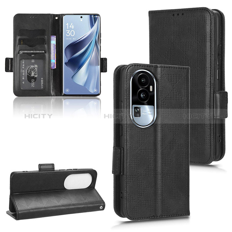 Handytasche Stand Schutzhülle Flip Leder Hülle C02X für Oppo Reno10 Pro+ Plus 5G groß