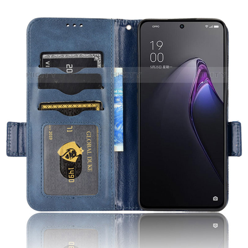 Handytasche Stand Schutzhülle Flip Leder Hülle C02X für Oppo Reno8 Pro 5G