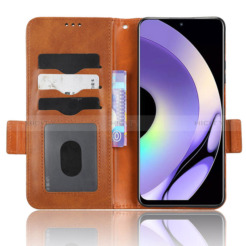 Handytasche Stand Schutzhülle Flip Leder Hülle C02X für Realme 10 Pro 5G groß