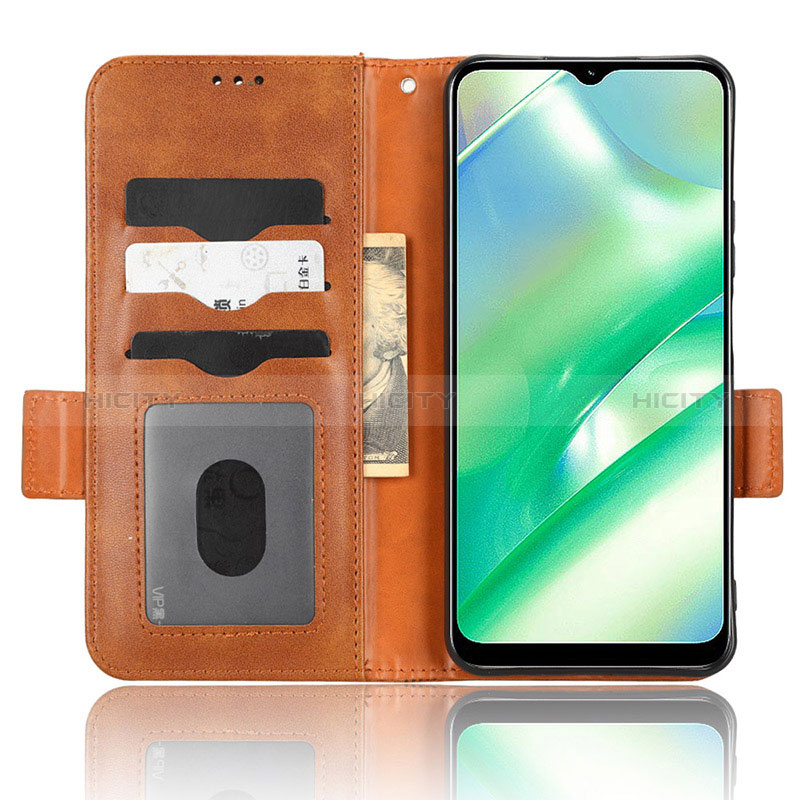 Handytasche Stand Schutzhülle Flip Leder Hülle C02X für Realme C33 groß