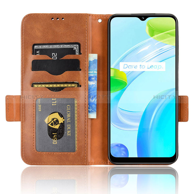 Handytasche Stand Schutzhülle Flip Leder Hülle C02X für Realme Narzo 50i Prime groß