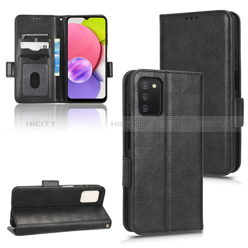 Handytasche Stand Schutzhülle Flip Leder Hülle C02X für Samsung Galaxy A02s