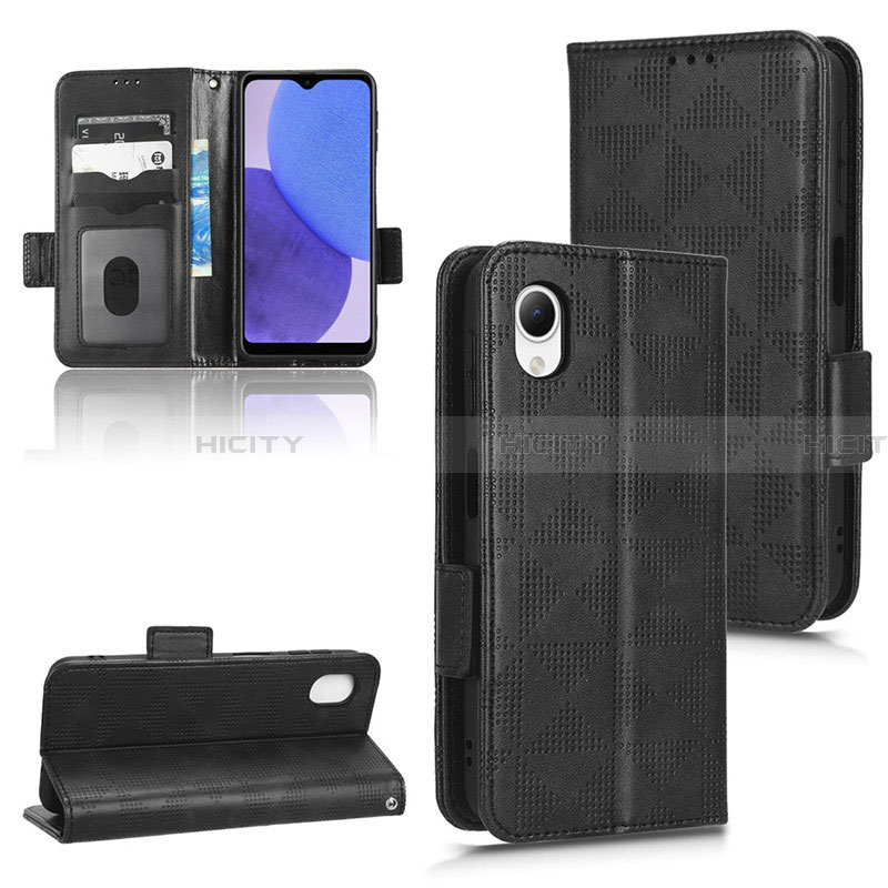 Handytasche Stand Schutzhülle Flip Leder Hülle C02X für Samsung Galaxy A23 5G SC-56C