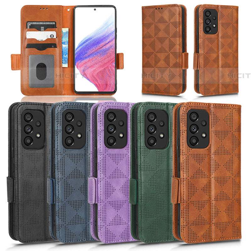 Handytasche Stand Schutzhülle Flip Leder Hülle C02X für Samsung Galaxy A53 5G