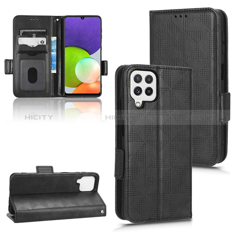 Handytasche Stand Schutzhülle Flip Leder Hülle C02X für Samsung Galaxy F12 groß