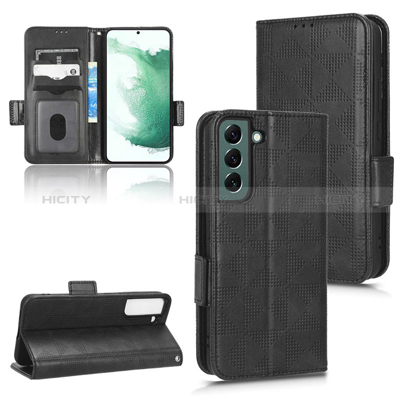 Handytasche Stand Schutzhülle Flip Leder Hülle C02X für Samsung Galaxy S22 5G