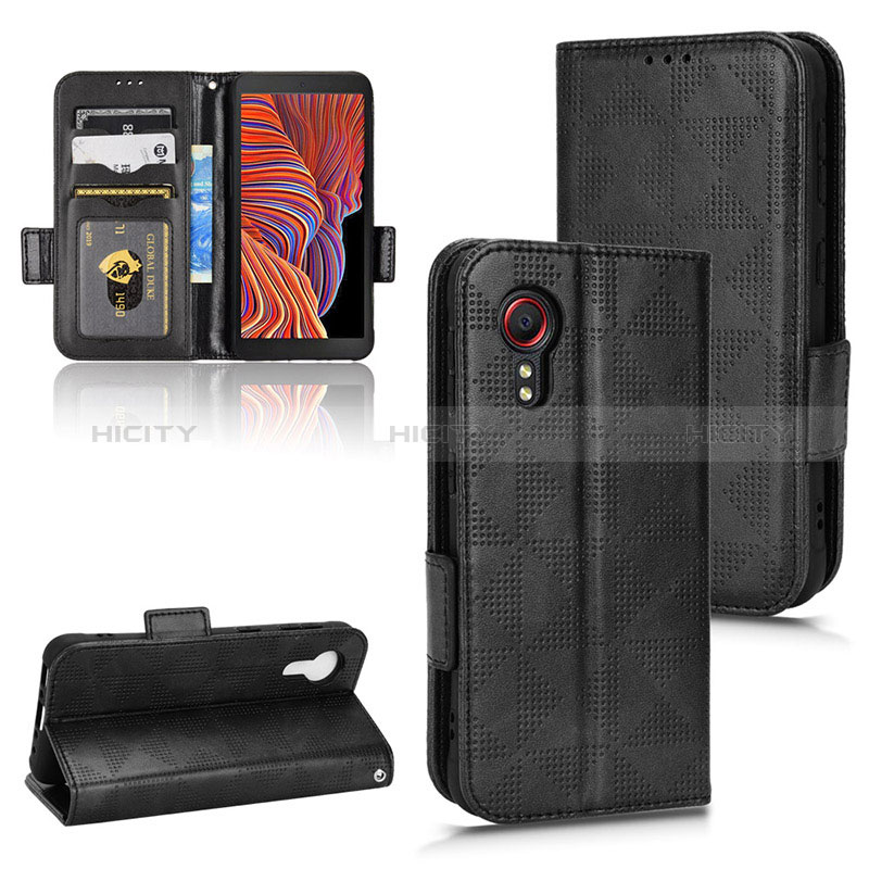 Handytasche Stand Schutzhülle Flip Leder Hülle C02X für Samsung Galaxy XCover 5 SM-G525F