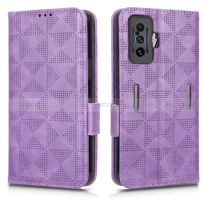 Handytasche Stand Schutzhülle Flip Leder Hülle C02X für Xiaomi Poco F4 GT 5G Violett