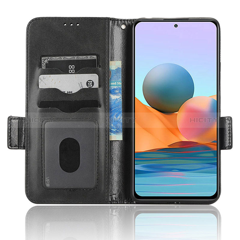 Handytasche Stand Schutzhülle Flip Leder Hülle C02X für Xiaomi Redmi Note 10 Pro 4G groß