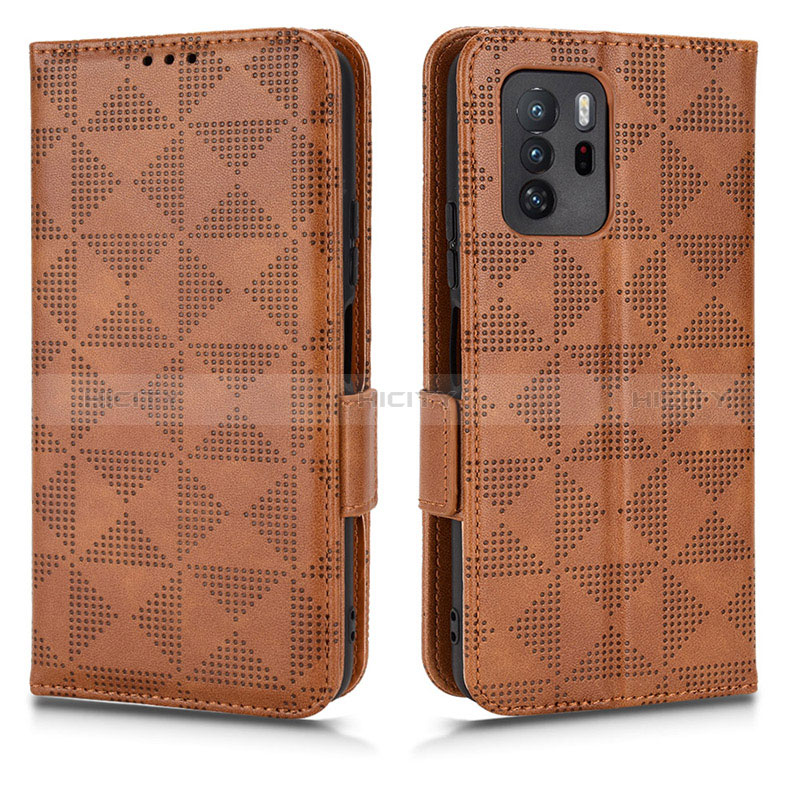 Handytasche Stand Schutzhülle Flip Leder Hülle C02X für Xiaomi Redmi Note 10 Pro 5G groß