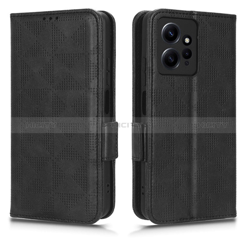 Handytasche Stand Schutzhülle Flip Leder Hülle C02X für Xiaomi Redmi Note 12 4G Schwarz