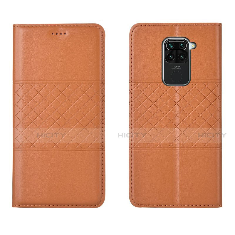 Handytasche Stand Schutzhülle Flip Leder Hülle C03 für Xiaomi Redmi Note 9 Orange Plus