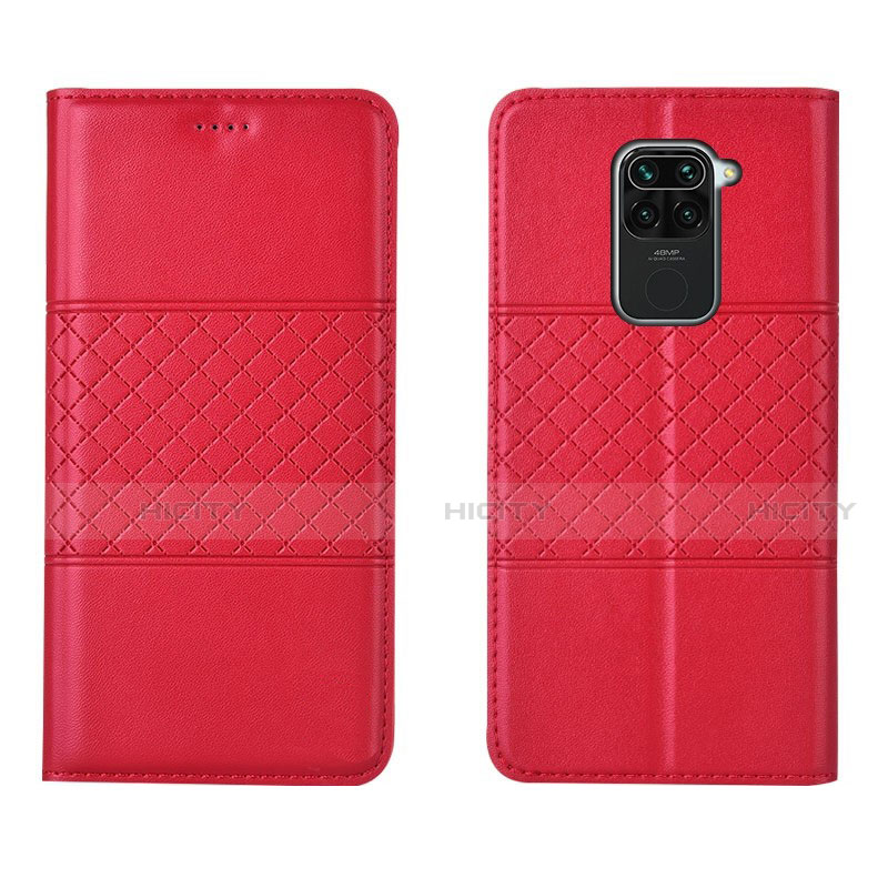 Handytasche Stand Schutzhülle Flip Leder Hülle C03 für Xiaomi Redmi Note 9 Rot Plus