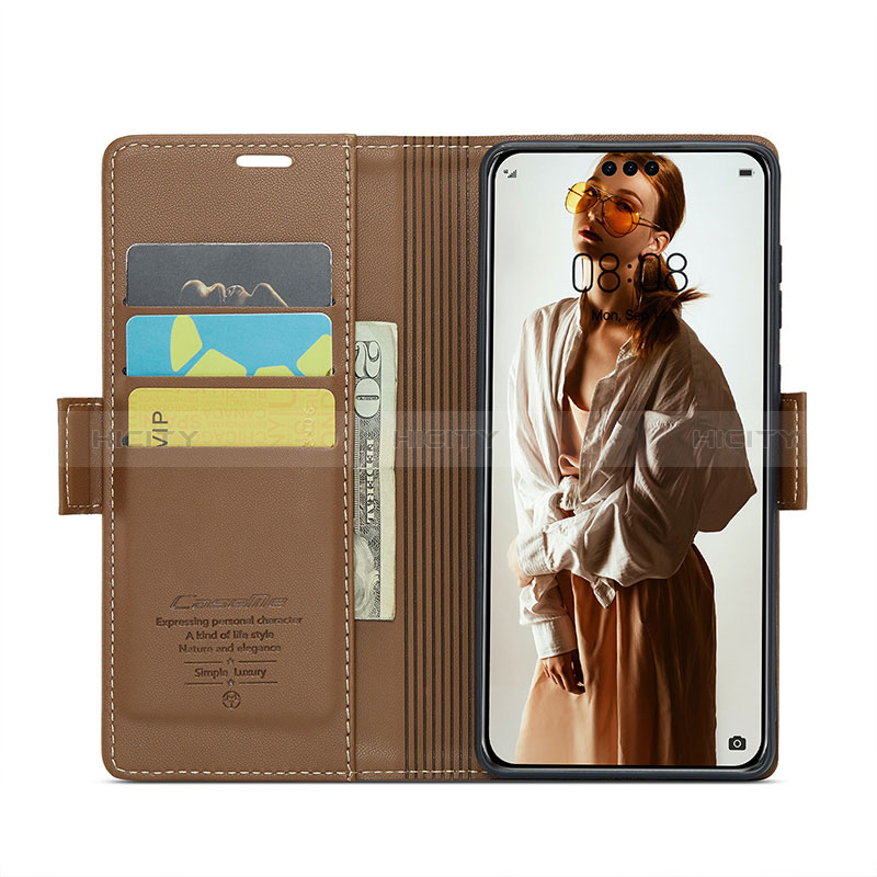 Handytasche Stand Schutzhülle Flip Leder Hülle C03S für Huawei Mate 60 Pro groß