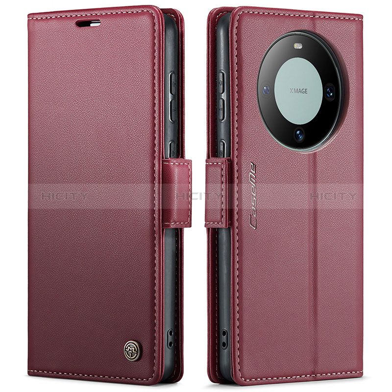 Handytasche Stand Schutzhülle Flip Leder Hülle C03S für Huawei Mate 60 Pro Rot