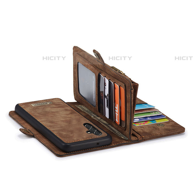 Handytasche Stand Schutzhülle Flip Leder Hülle C03S für Samsung Galaxy A04s groß