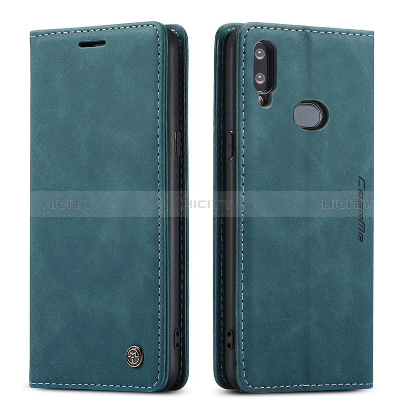 Handytasche Stand Schutzhülle Flip Leder Hülle C03S für Samsung Galaxy A10s Blau