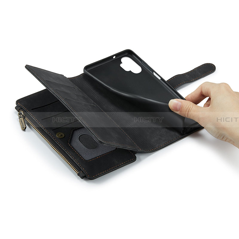 Handytasche Stand Schutzhülle Flip Leder Hülle C03S für Samsung Galaxy A13 4G groß