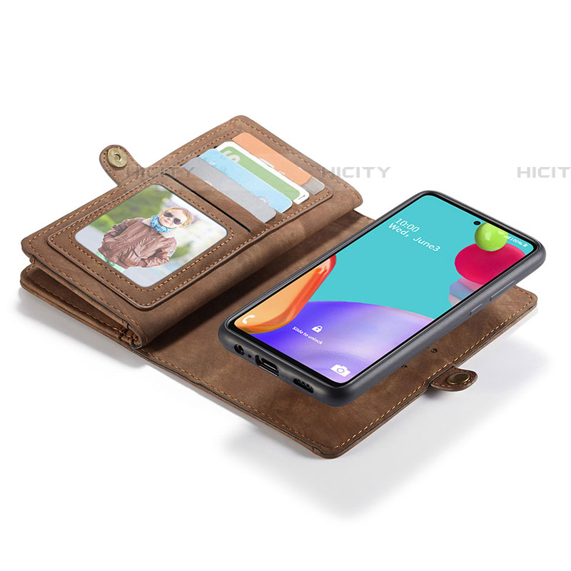 Handytasche Stand Schutzhülle Flip Leder Hülle C03S für Samsung Galaxy A52 4G groß