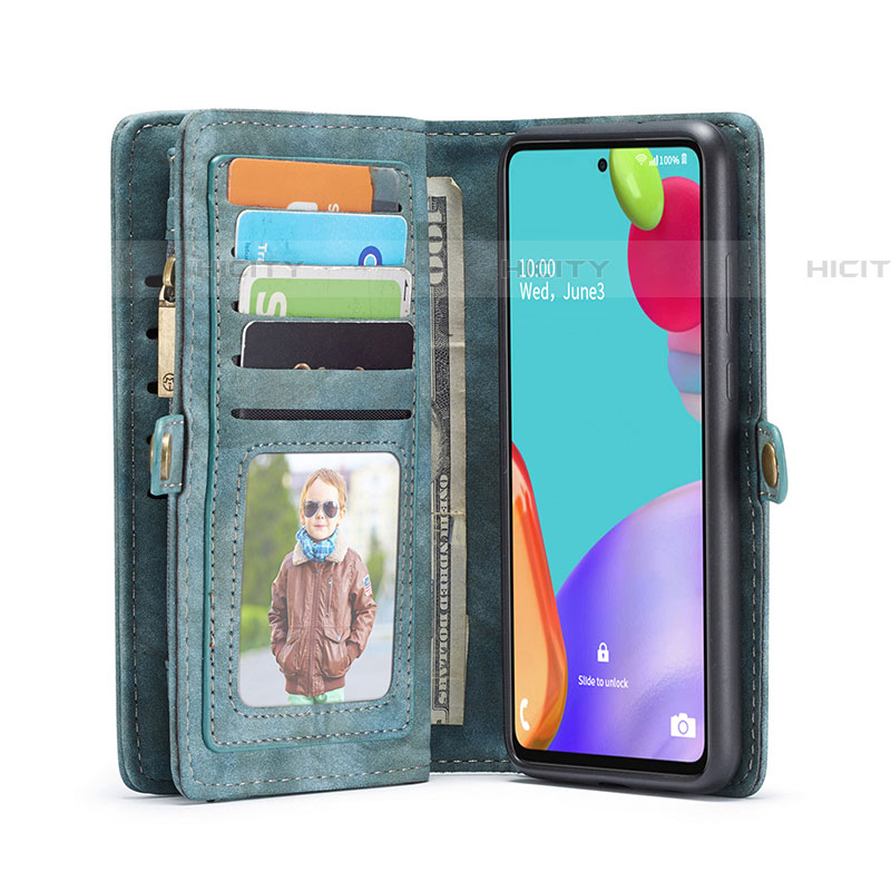 Handytasche Stand Schutzhülle Flip Leder Hülle C03S für Samsung Galaxy A52 4G groß