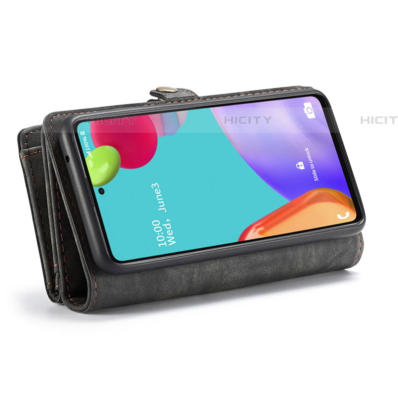 Handytasche Stand Schutzhülle Flip Leder Hülle C03S für Samsung Galaxy A52 4G groß