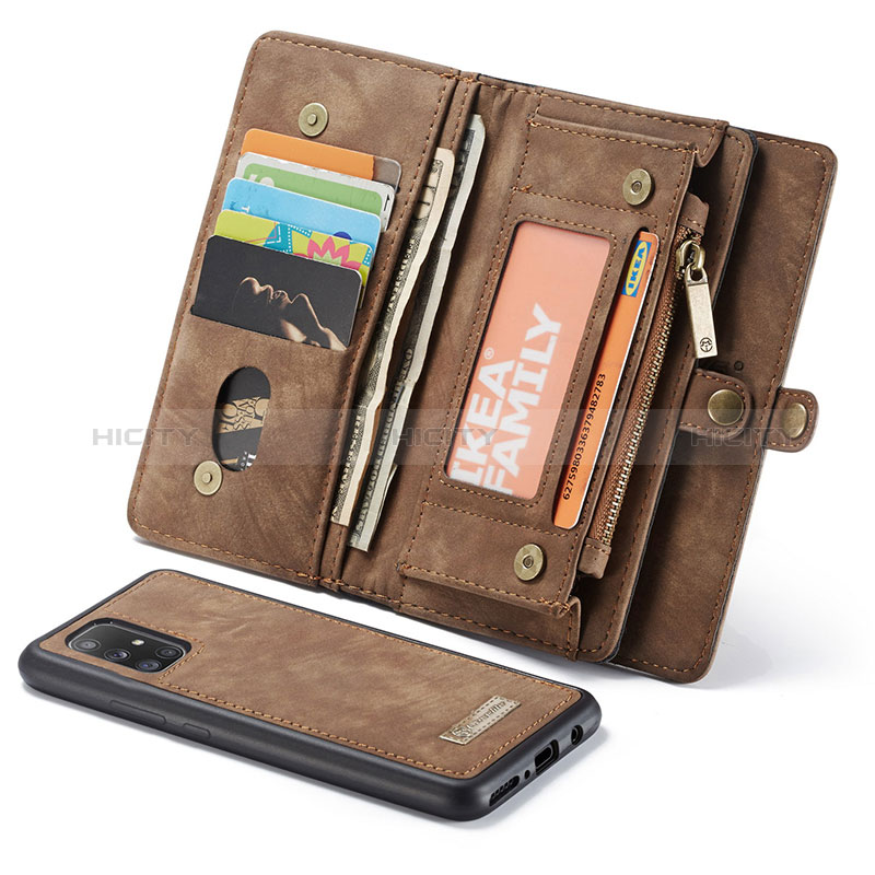 Handytasche Stand Schutzhülle Flip Leder Hülle C03S für Samsung Galaxy A71 4G A715 groß