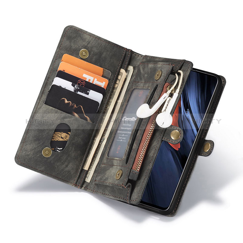 Handytasche Stand Schutzhülle Flip Leder Hülle C03S für Samsung Galaxy A71 4G A715 groß