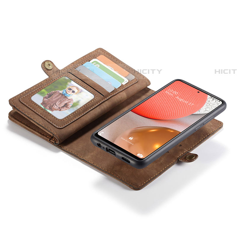 Handytasche Stand Schutzhülle Flip Leder Hülle C03S für Samsung Galaxy A72 5G groß