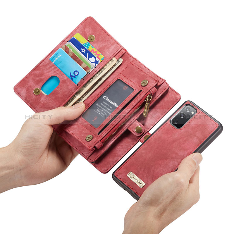 Handytasche Stand Schutzhülle Flip Leder Hülle C03S für Samsung Galaxy S20 FE 4G groß