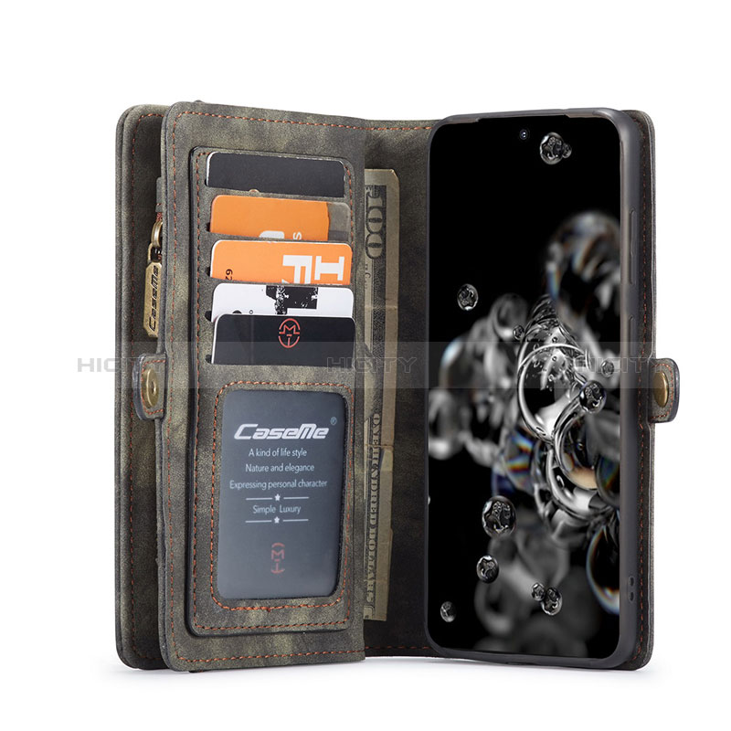 Handytasche Stand Schutzhülle Flip Leder Hülle C03S für Samsung Galaxy S20 Plus groß