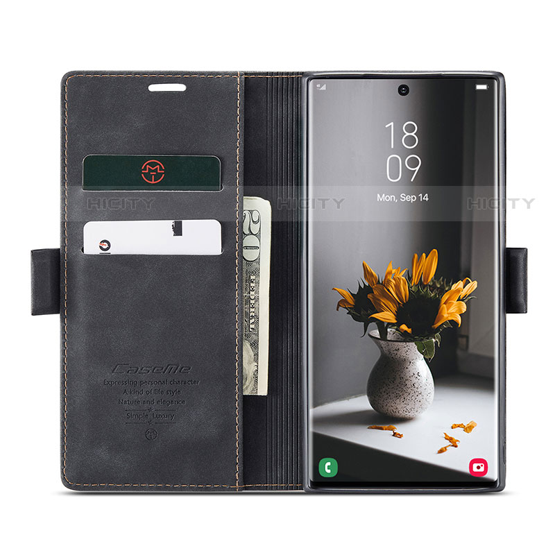 Handytasche Stand Schutzhülle Flip Leder Hülle C03S für Samsung Galaxy S21 Ultra 5G