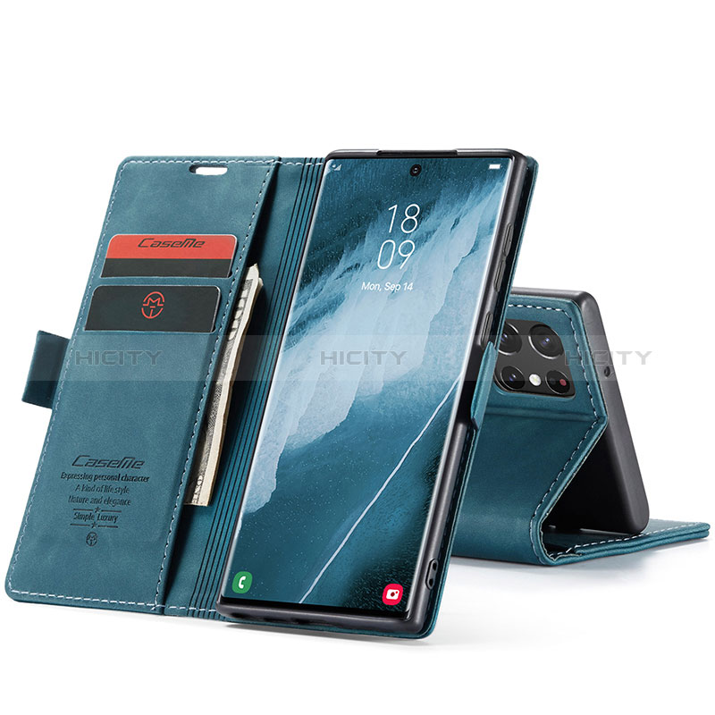 Handytasche Stand Schutzhülle Flip Leder Hülle C03S für Samsung Galaxy S24 Ultra 5G