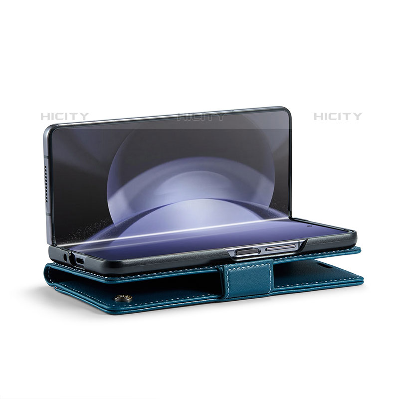 Handytasche Stand Schutzhülle Flip Leder Hülle C03S für Samsung Galaxy Z Fold5 5G