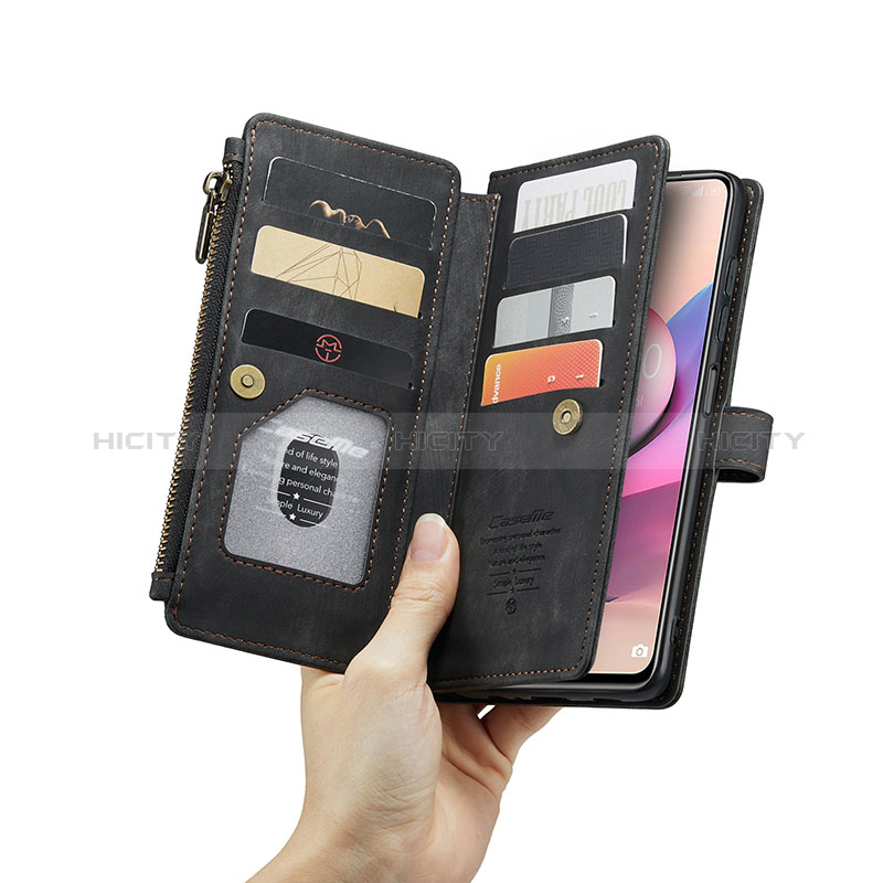 Handytasche Stand Schutzhülle Flip Leder Hülle C03S für Xiaomi Redmi Note 10 4G