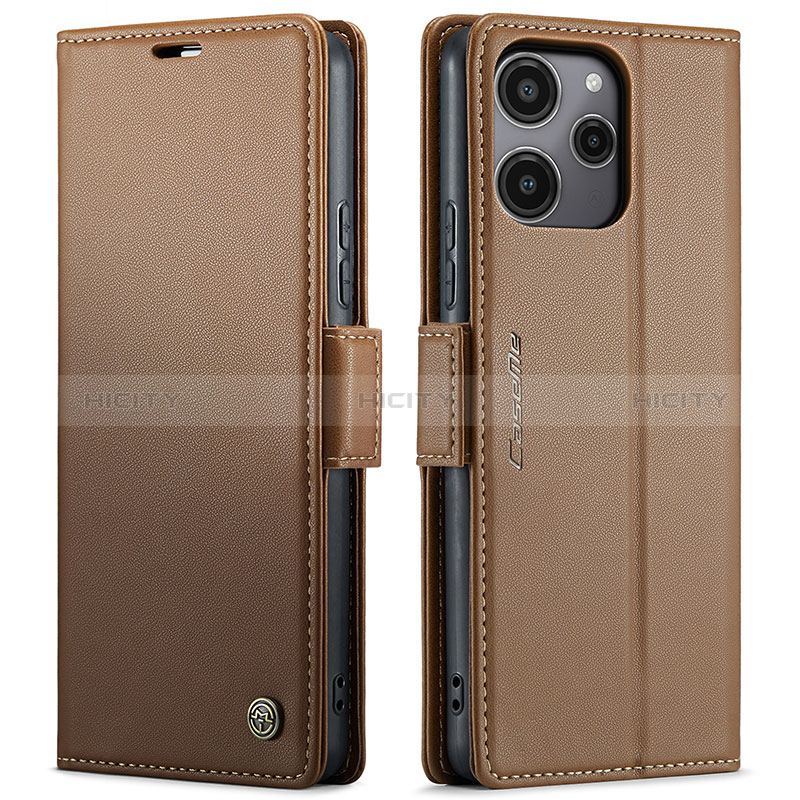 Handytasche Stand Schutzhülle Flip Leder Hülle C03S für Xiaomi Redmi Note 12R 5G Braun