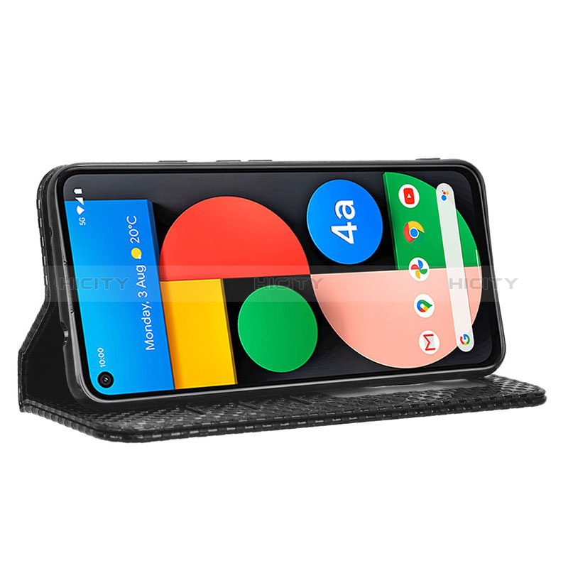 Handytasche Stand Schutzhülle Flip Leder Hülle C03X für Google Pixel 5 XL 5G groß