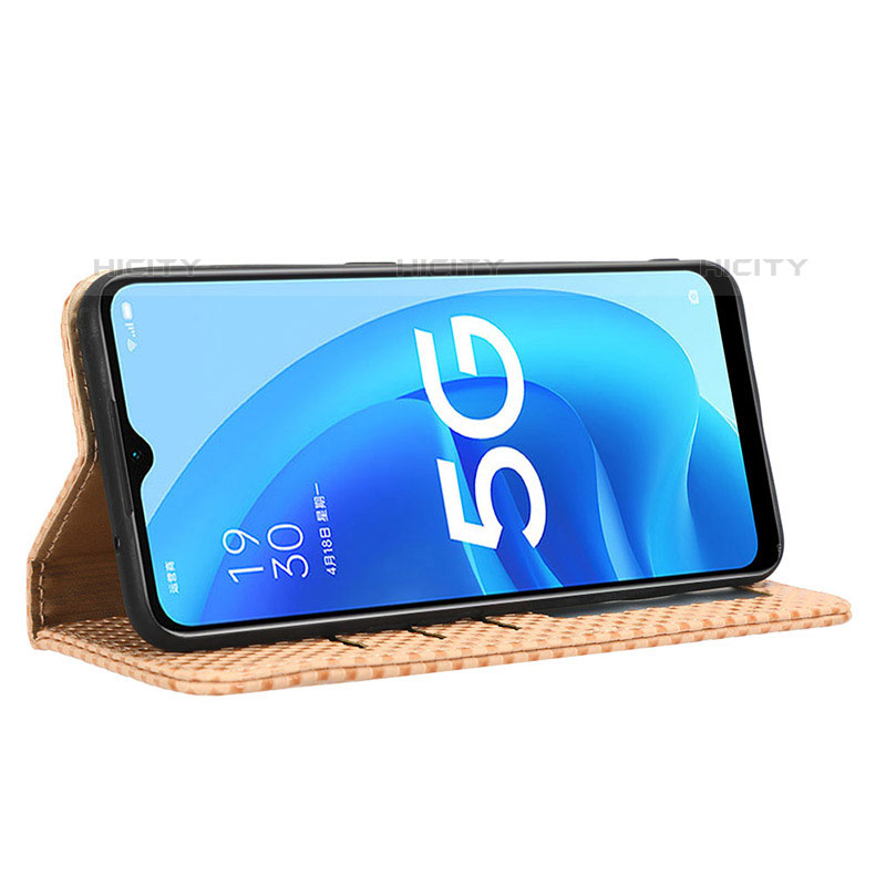 Handytasche Stand Schutzhülle Flip Leder Hülle C03X für Oppo A55S 5G