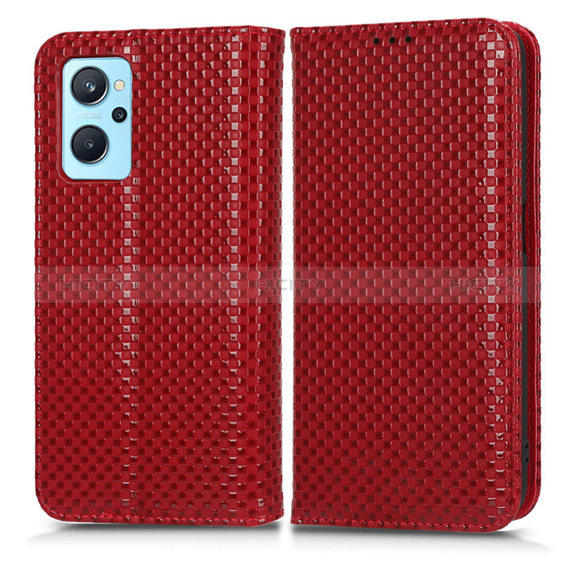 Handytasche Stand Schutzhülle Flip Leder Hülle C03X für Realme 9i 4G Rot