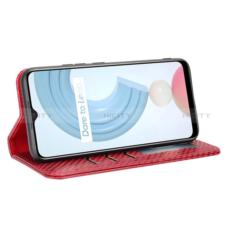 Handytasche Stand Schutzhülle Flip Leder Hülle C03X für Realme C21Y