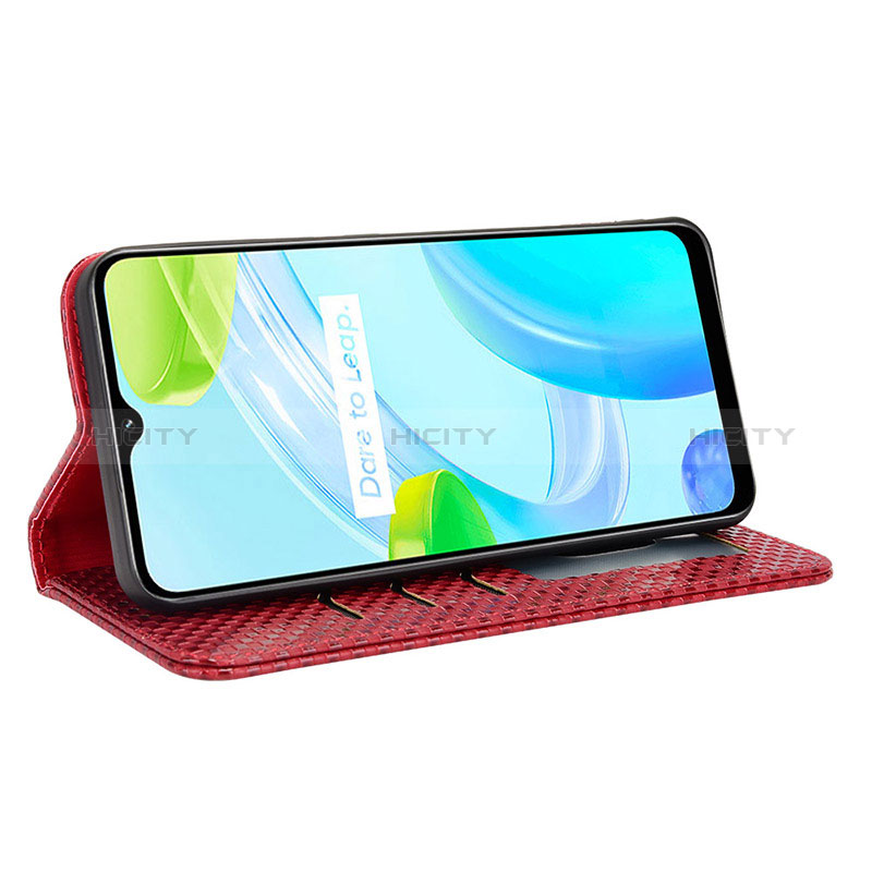 Handytasche Stand Schutzhülle Flip Leder Hülle C03X für Realme C30